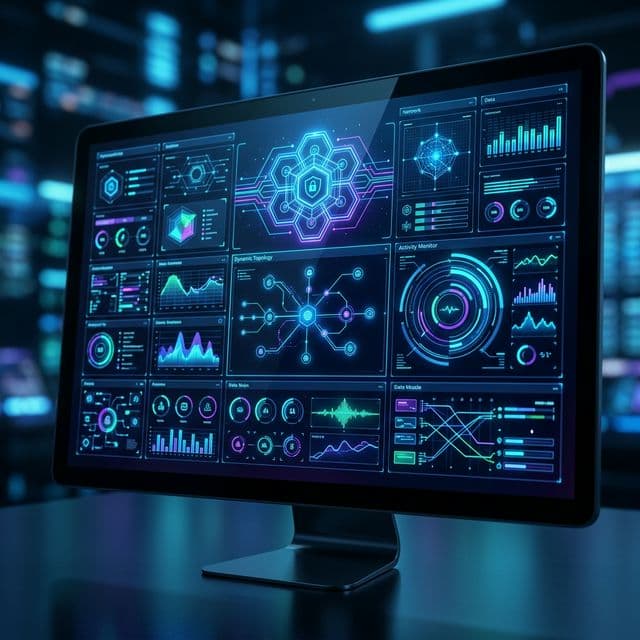 Technical Dashboard Mockup